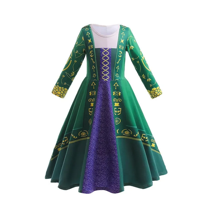 Hocus Pocus Winifred Sarah Inspired Girls Dress