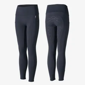 Horze Gillian Kids Compression Riding Tights (Navy)