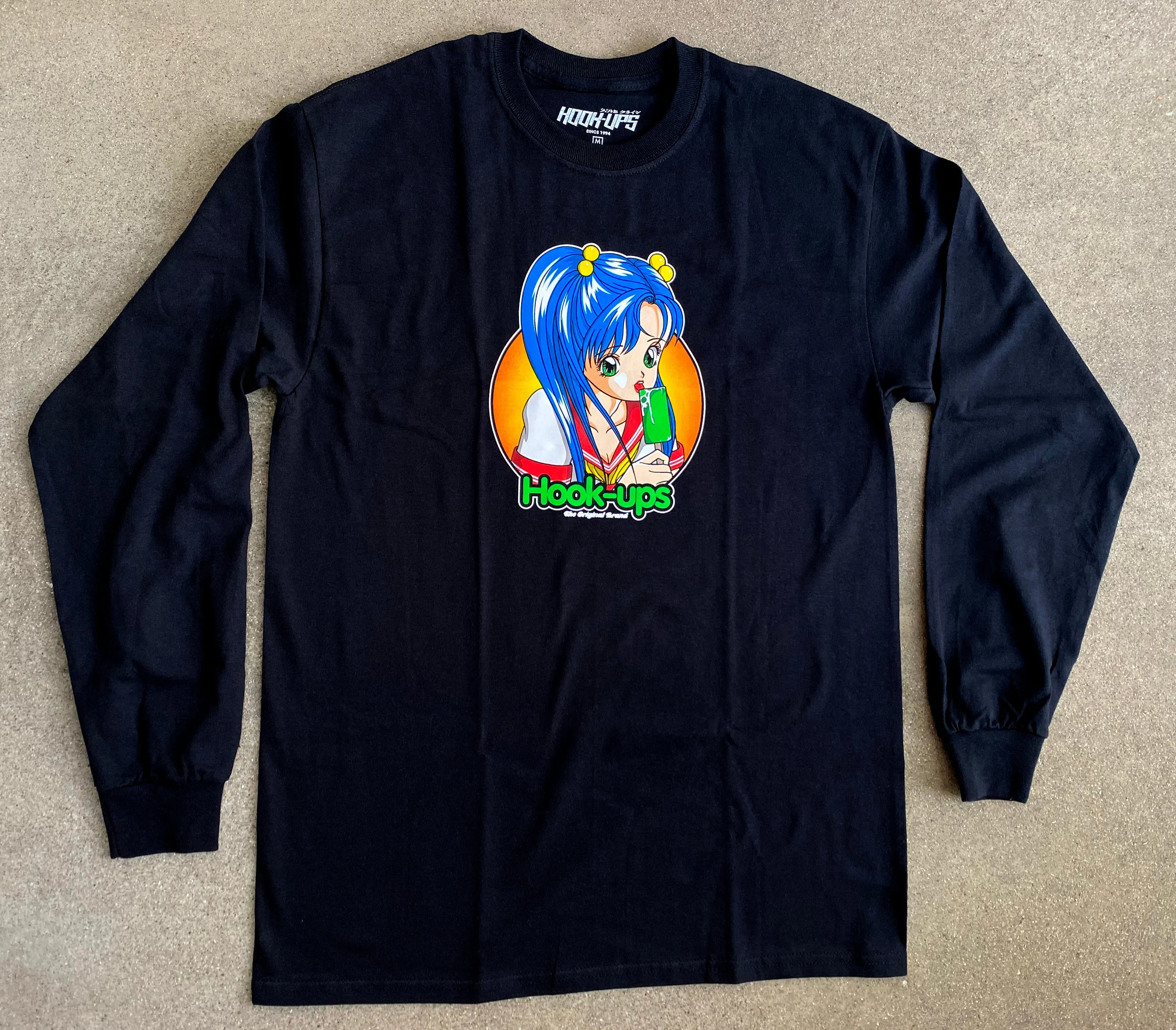 Ice Cream Girl LONG SLEEVE t-shirt BLACK