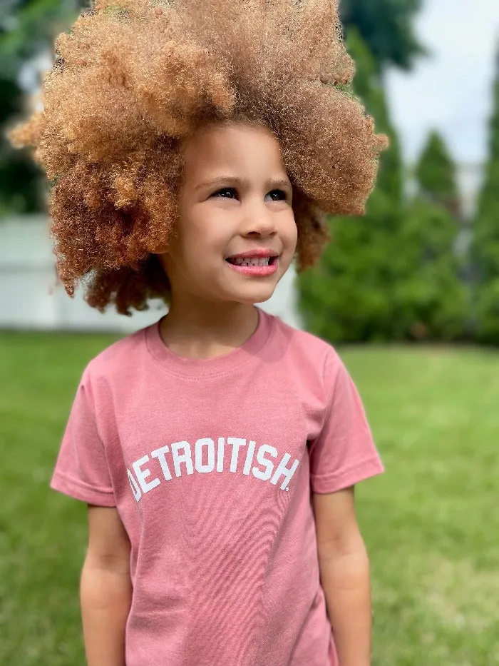 Ink Detroit Detroitish Toddler T-Shirt - Mauve