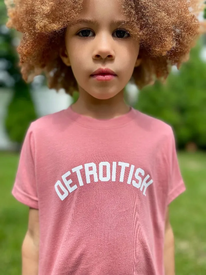 Ink Detroit Detroitish Toddler T-Shirt - Mauve