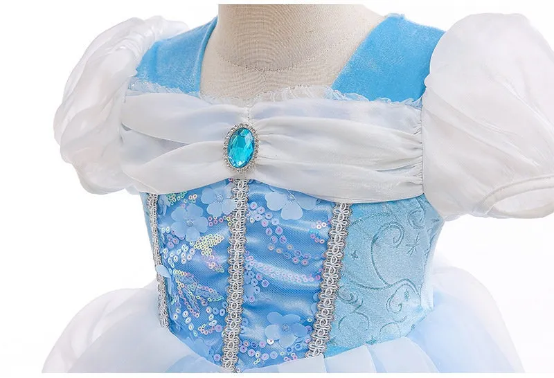 Kids Cinderella Inspired Princess Dress