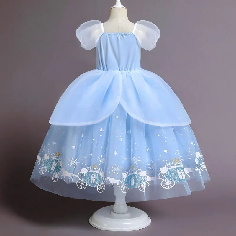 Kids Cinderella Inspired Princess Dress