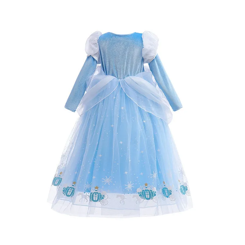 Kids Cinderella Inspired Princess Dress