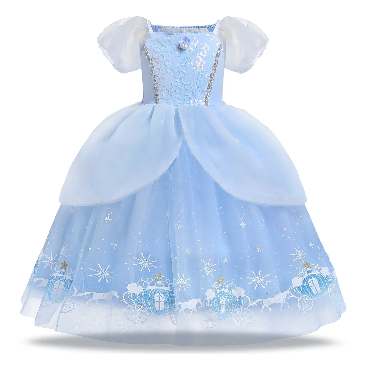 Kids Cinderella Inspired Princess Dress