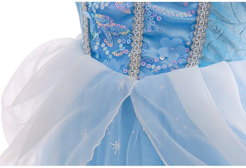 Kids Cinderella Inspired Princess Dress