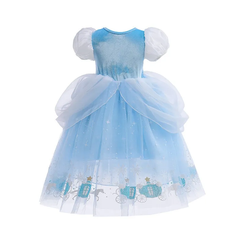 Kids Cinderella Inspired Princess Dress