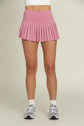 Light Mauve Pleated Tennis Skirt