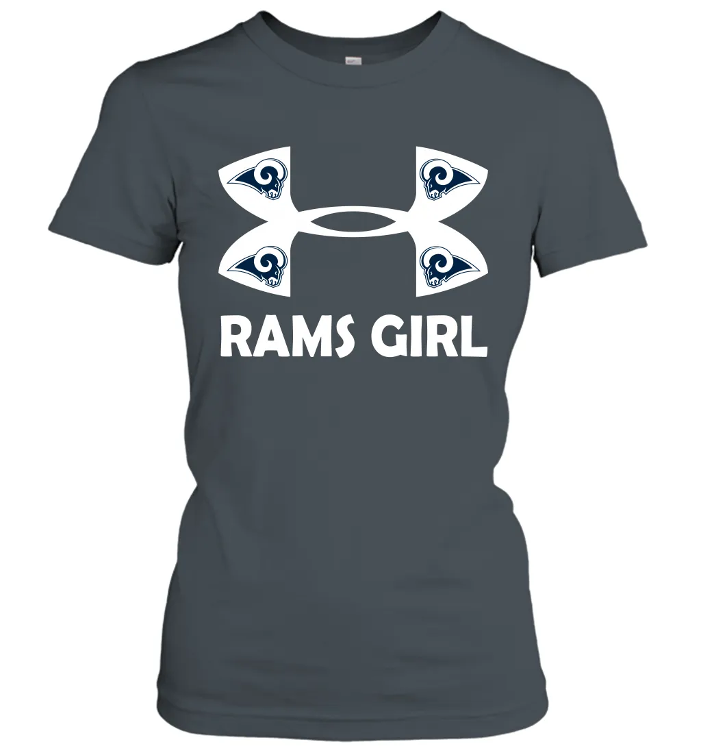 Los Angeles Rams Girl Under Armour Football Short Sleeve