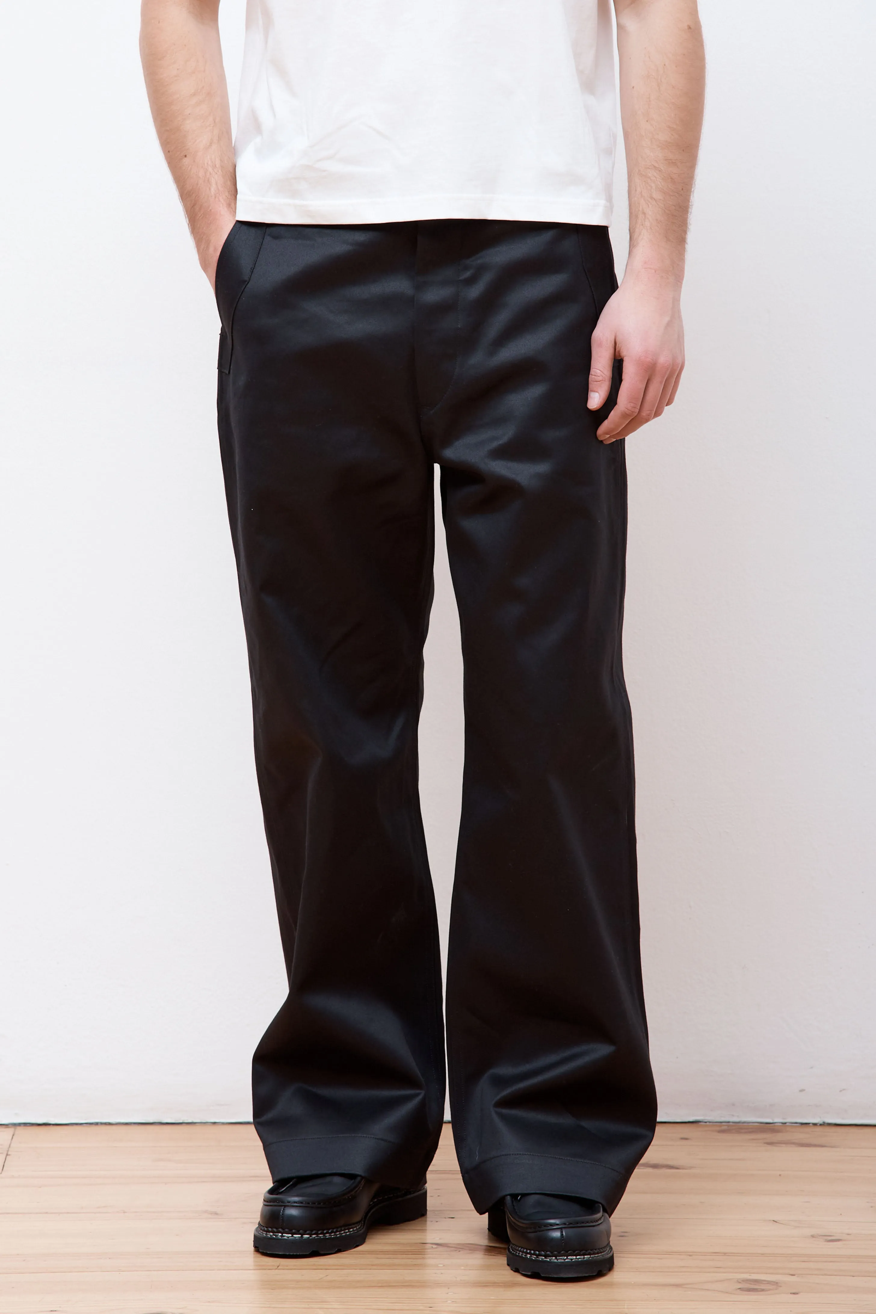 Lot.202 Engineer Trousers Black