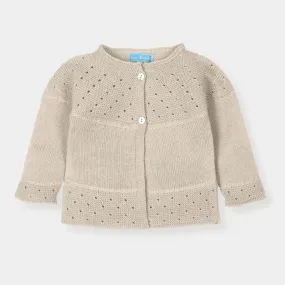 Mac Ilusion Beige Knitted Cardigan