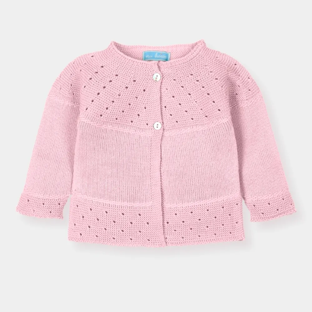 Mac Ilusion Pink Knitted Cardigan