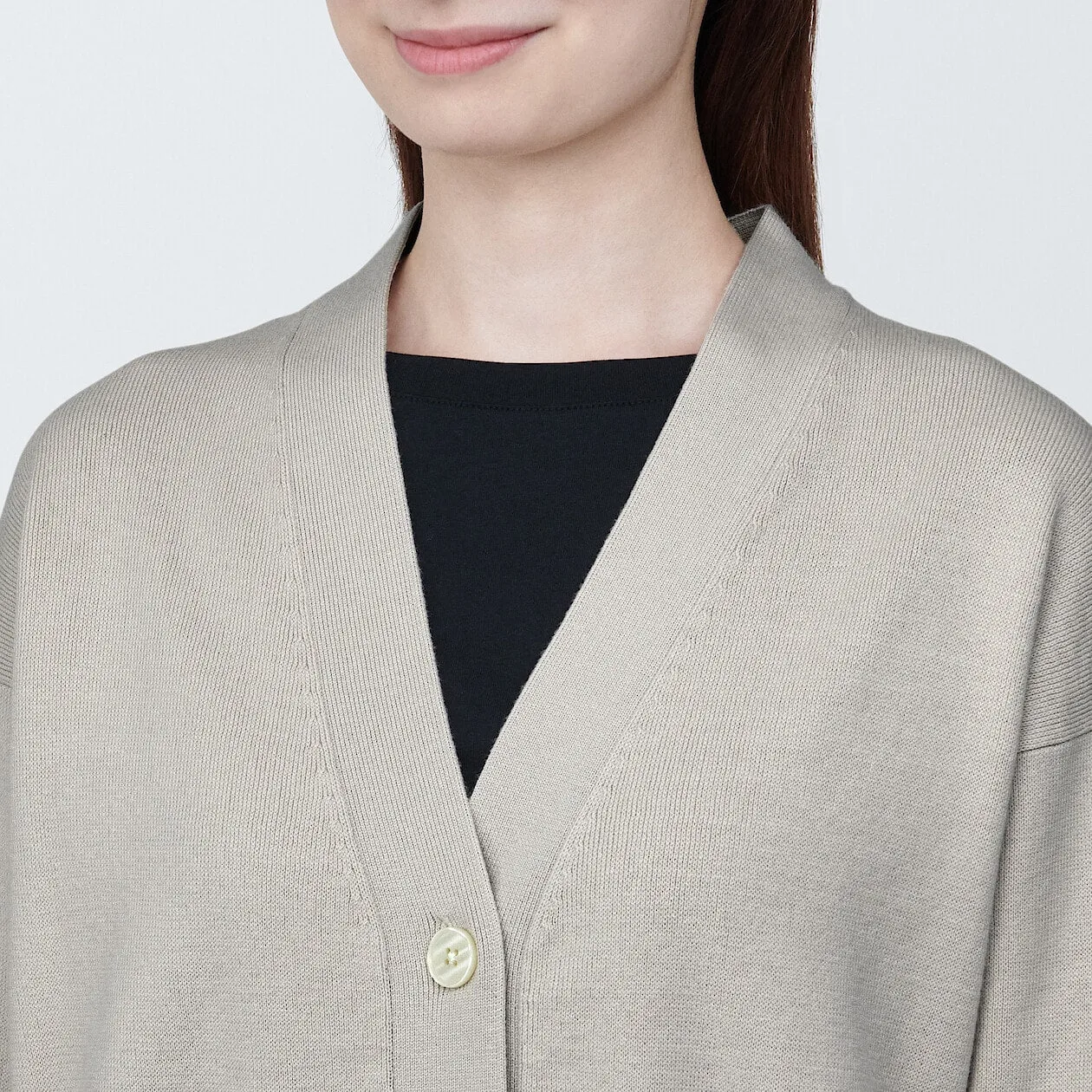 Milano Ribbed V-Neck Cardigan