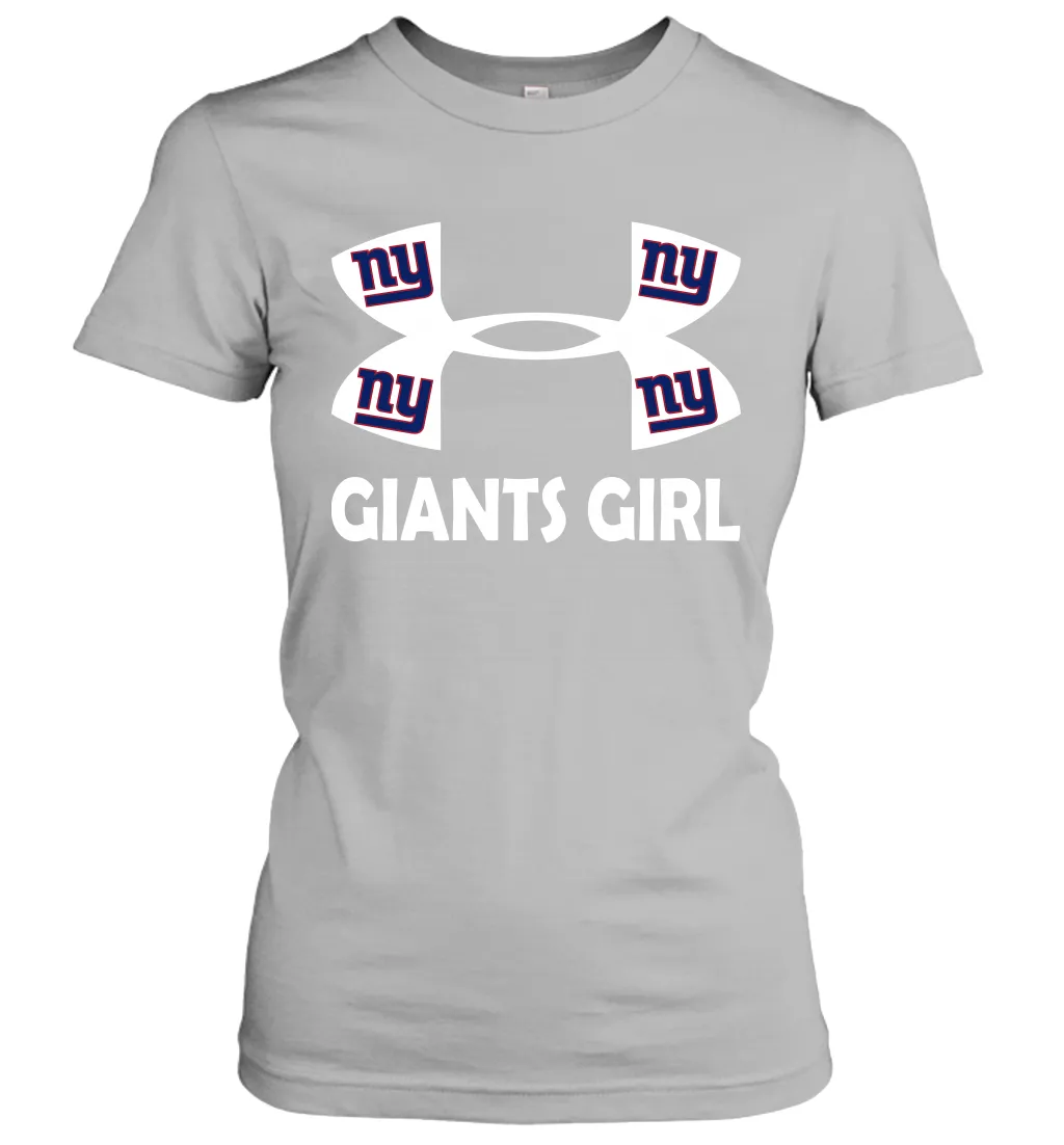 New York Giants Girl Under Armour Football Short Sleeve