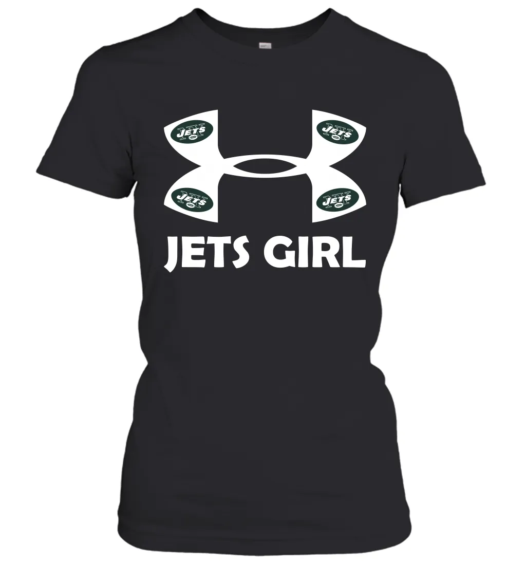 New York Jets Girl Under Armour Football Short Sleeve