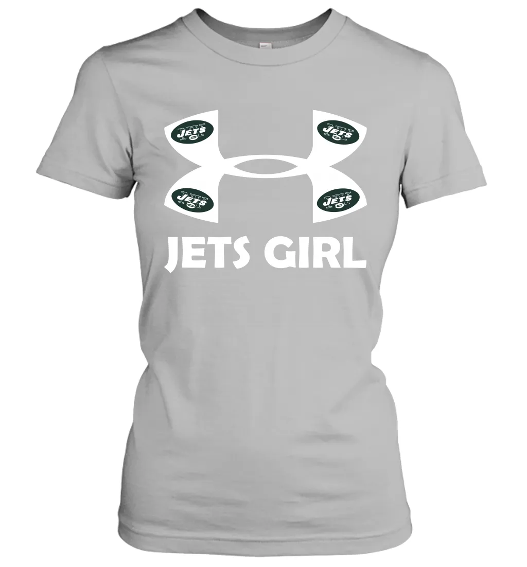 New York Jets Girl Under Armour Football Short Sleeve