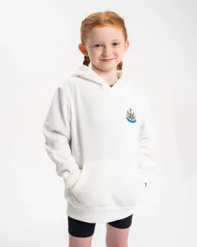 Newcastle United Girl's Cream Terrace Crest Hoodie