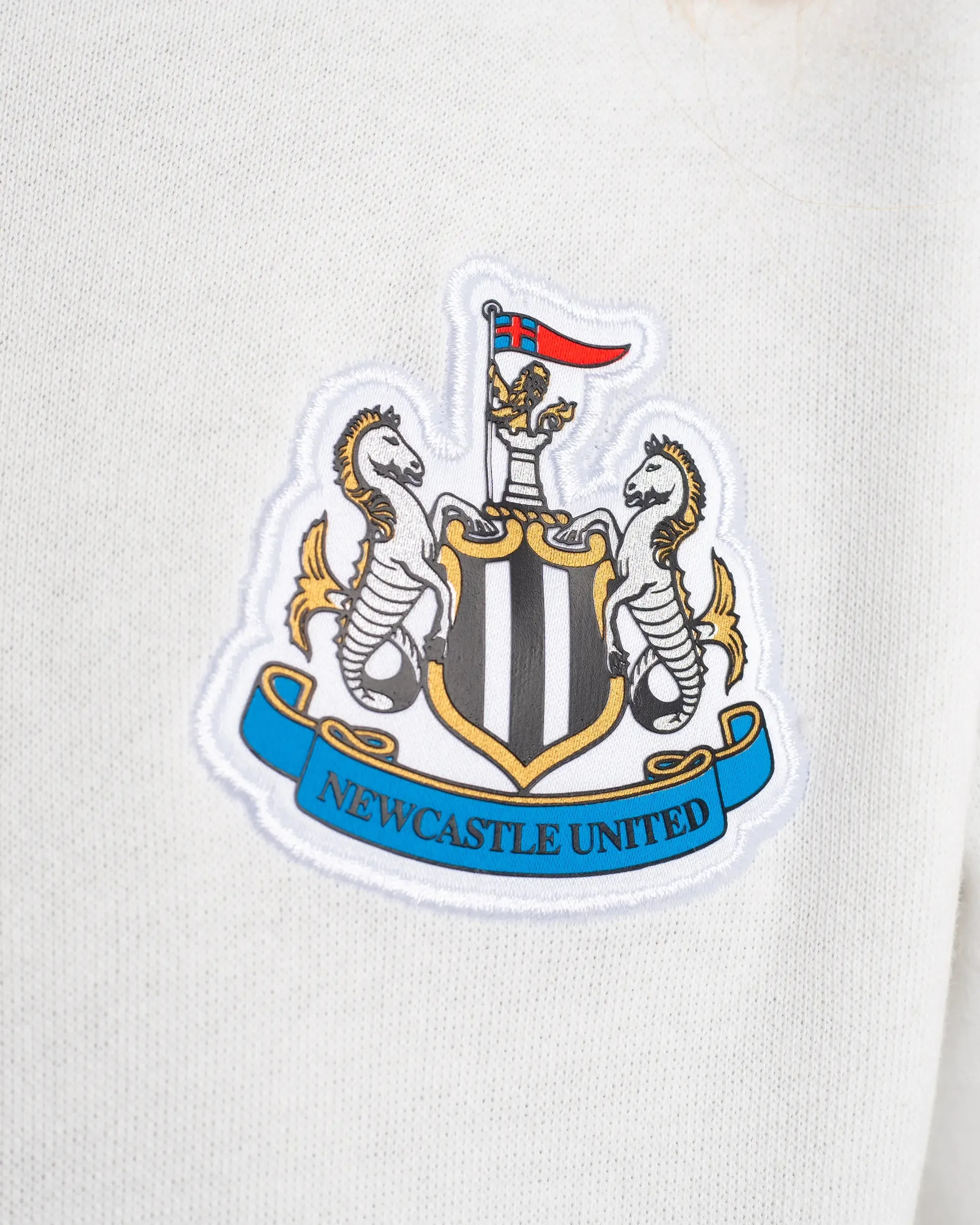 Newcastle United Girl's Cream Terrace Crest Hoodie