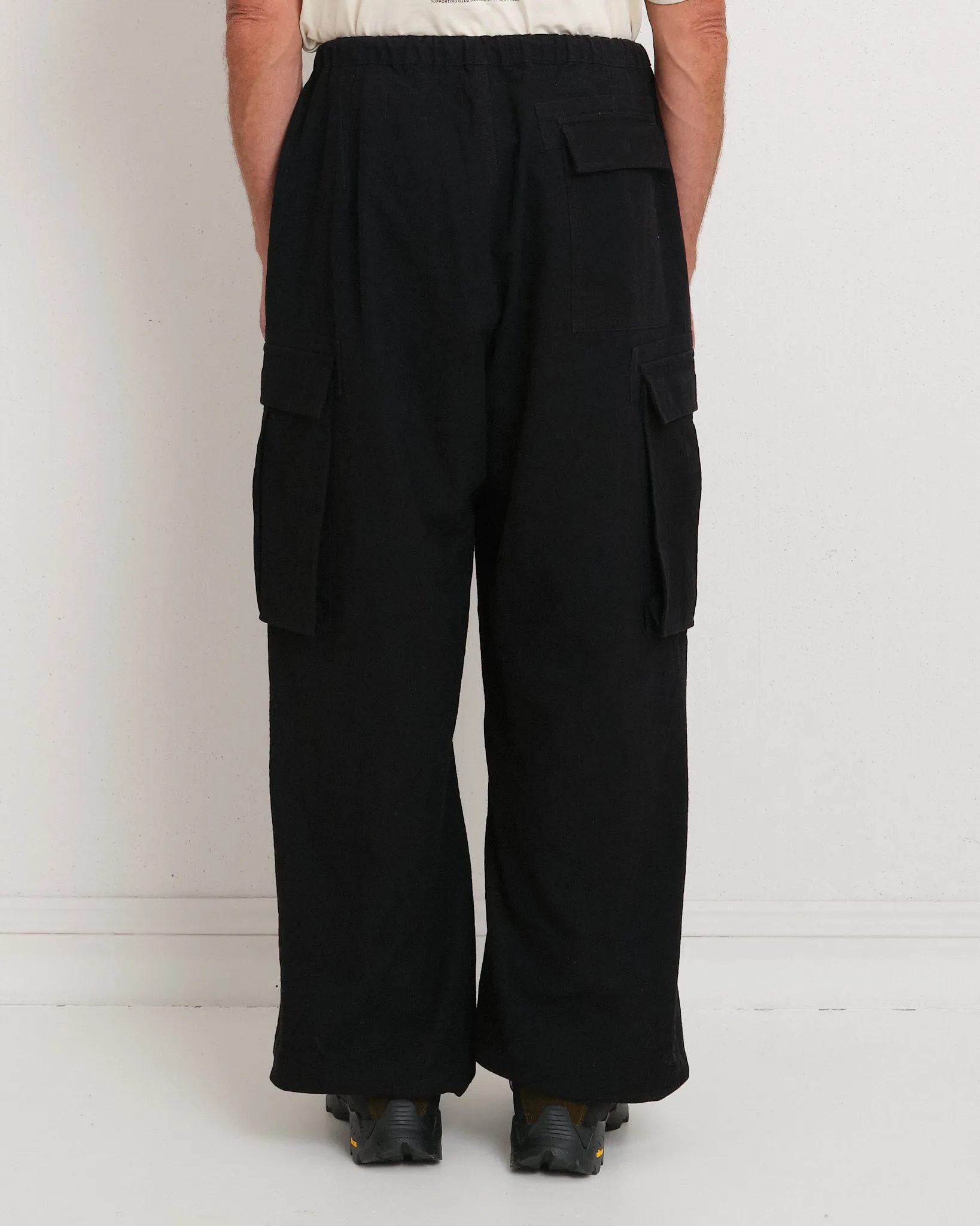 Peace Pants - Black Slub