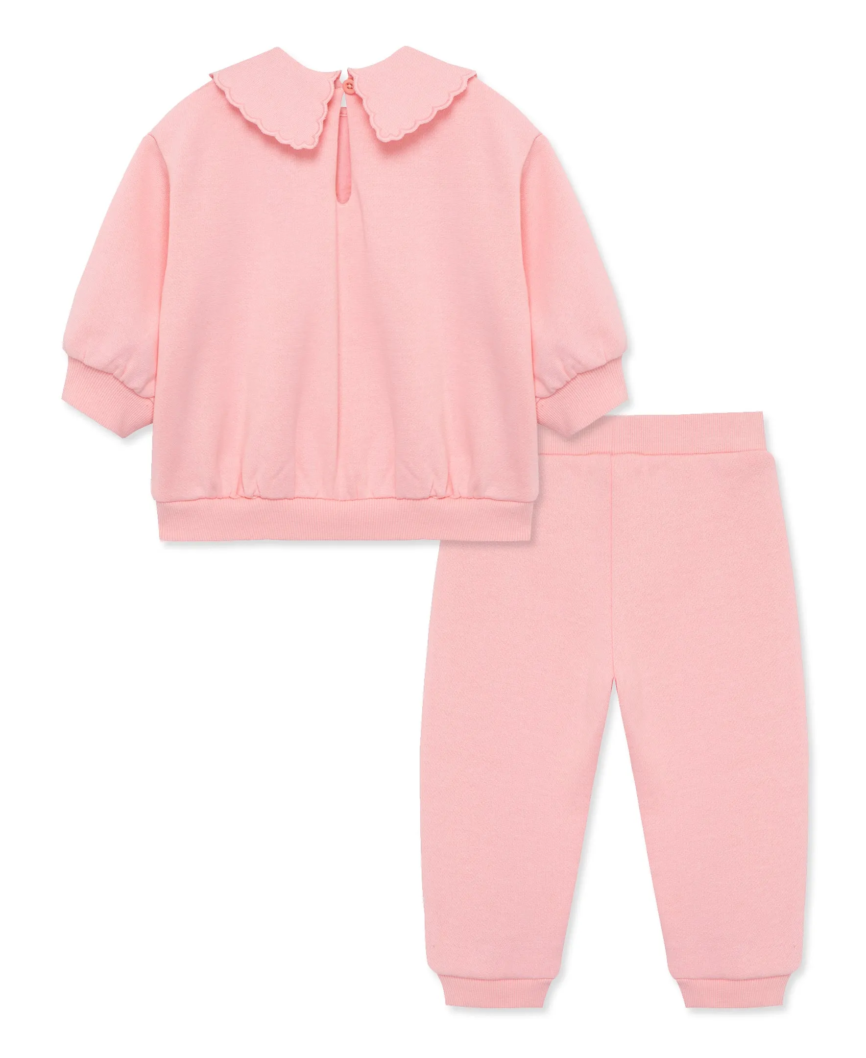 Pink Sweatshirt Set (12M-24M)