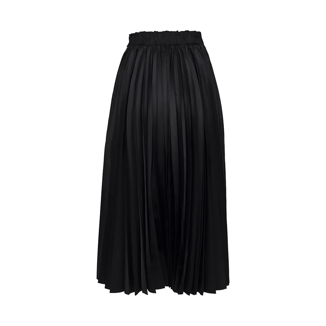 Pleated Cargo Midi Skirt