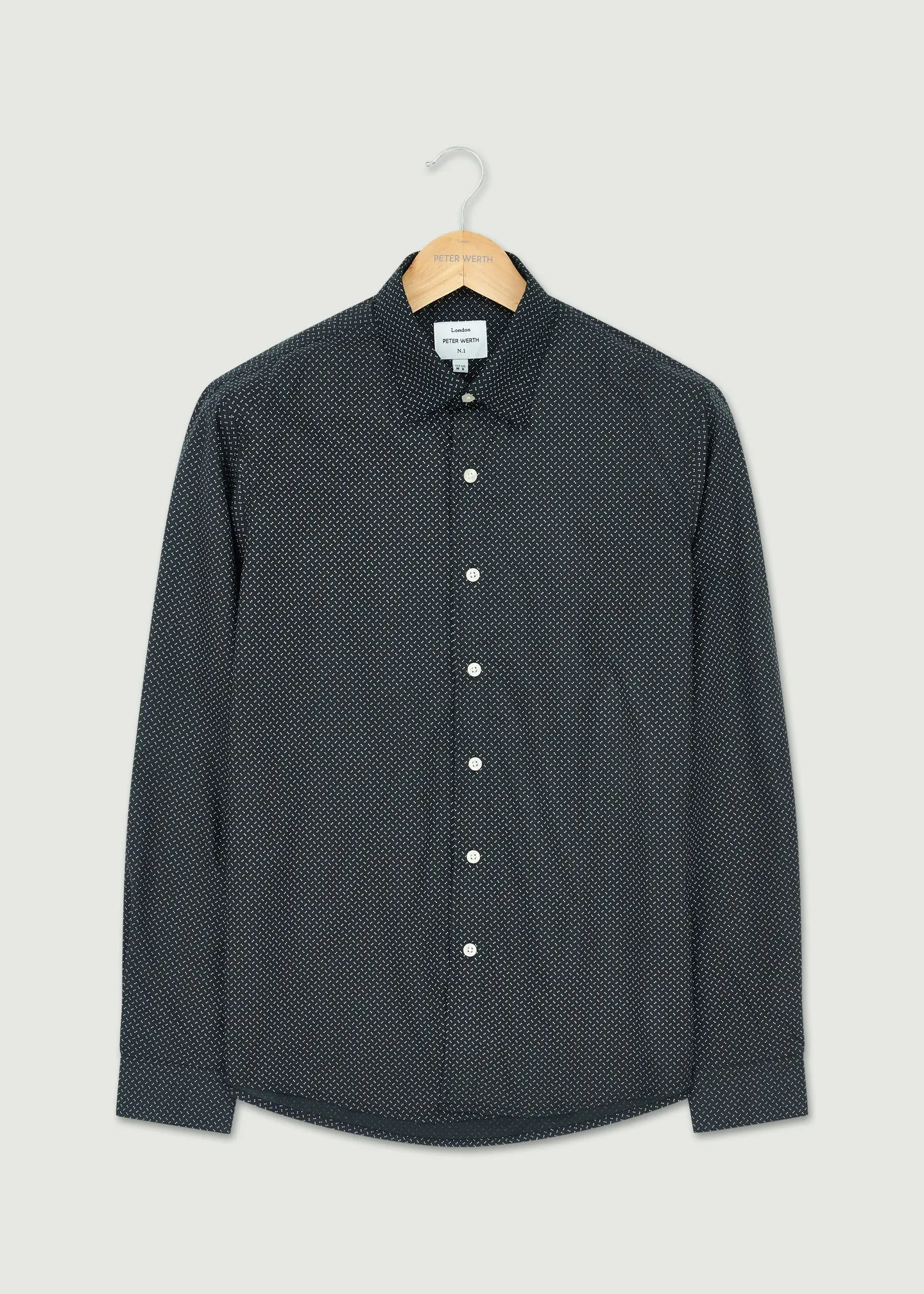 Long Sleeve Preston Shirt in Sleek Black