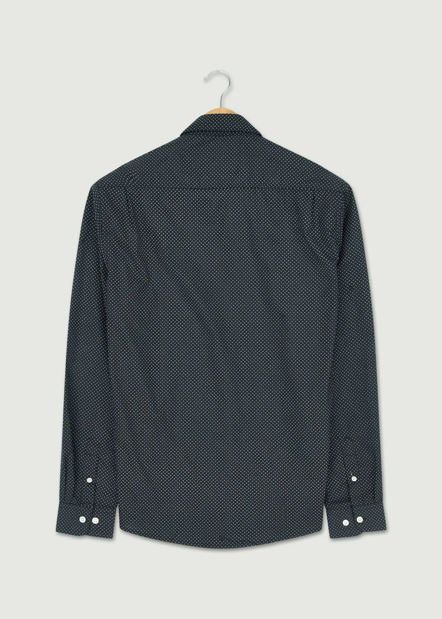 Long Sleeve Preston Shirt in Sleek Black