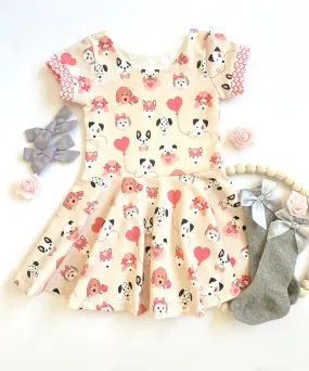 Puppy Love Twirl Dress