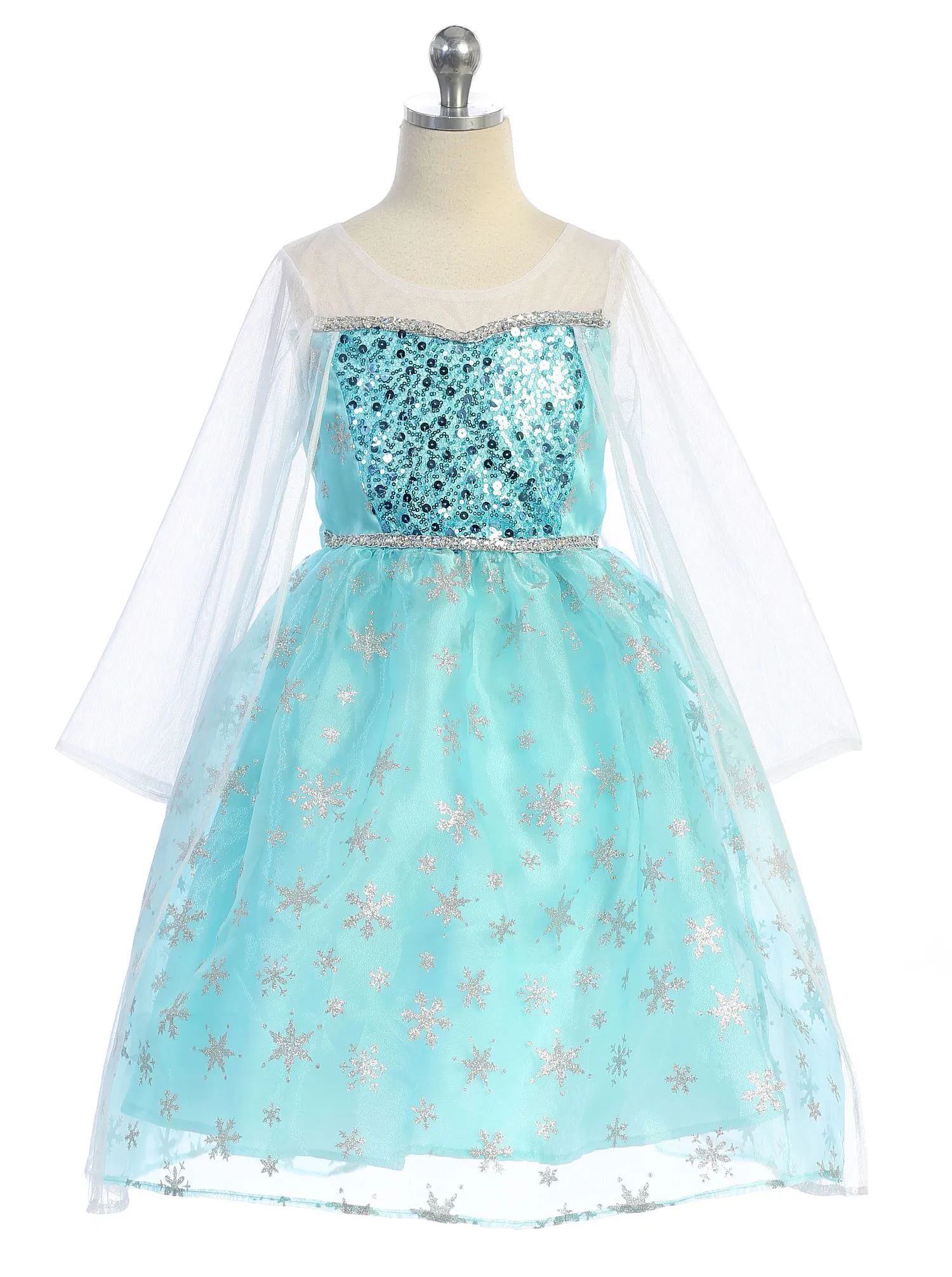 "Frozen" Inspired Ice Queen Girls Dress