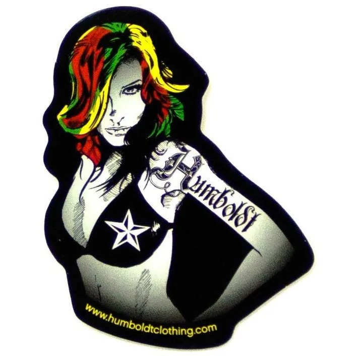 Rasta Girl Sticker