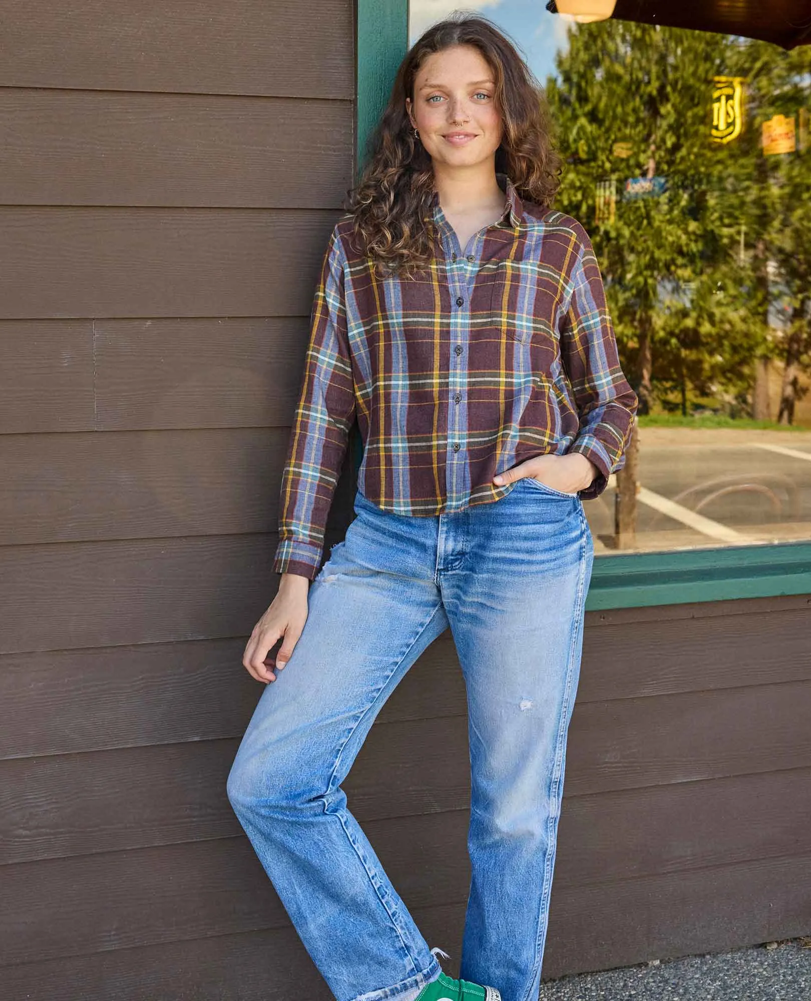 Re-Form Flannel Boxy Shirt