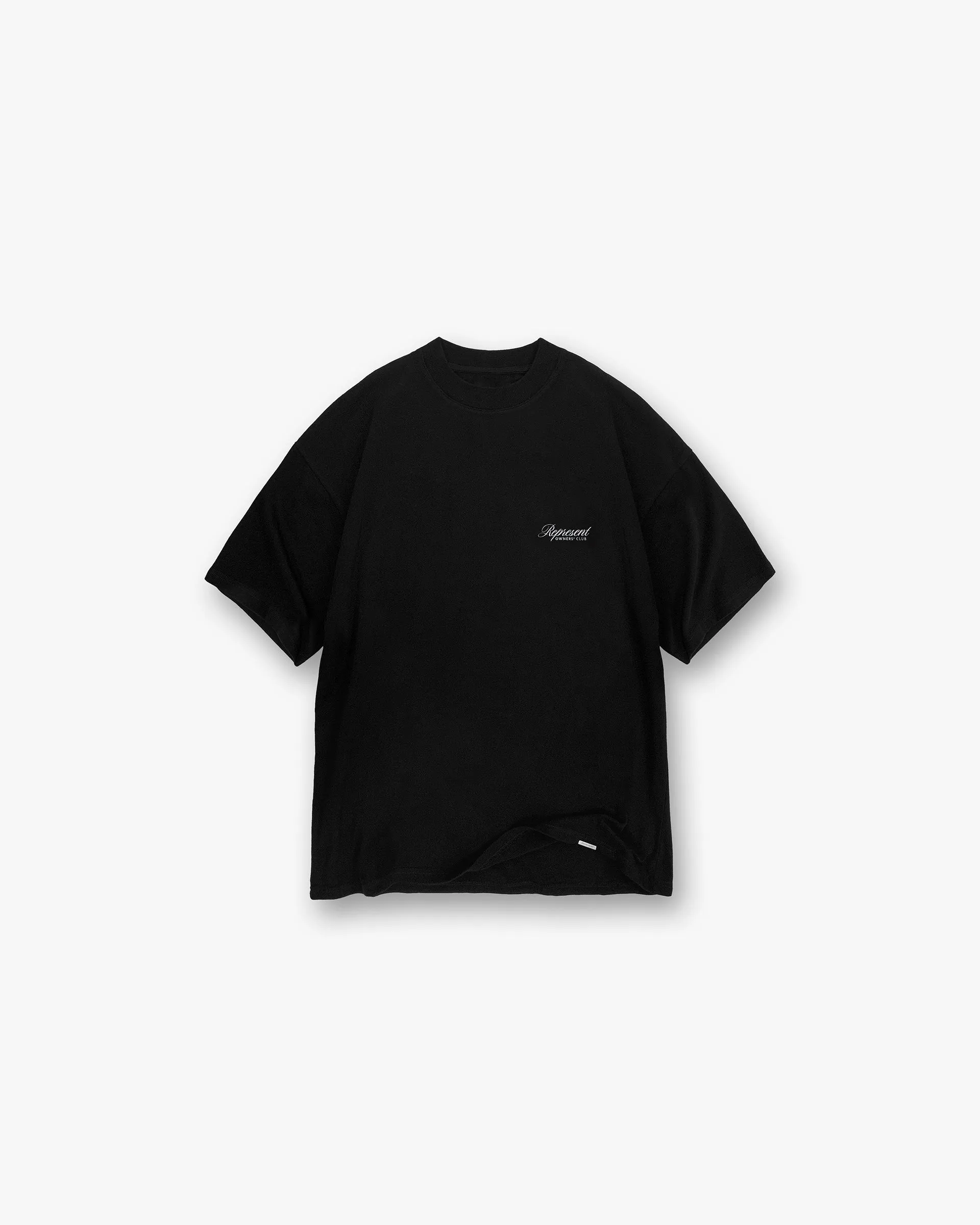 Represent Owners Club Script T-Shirt - Black