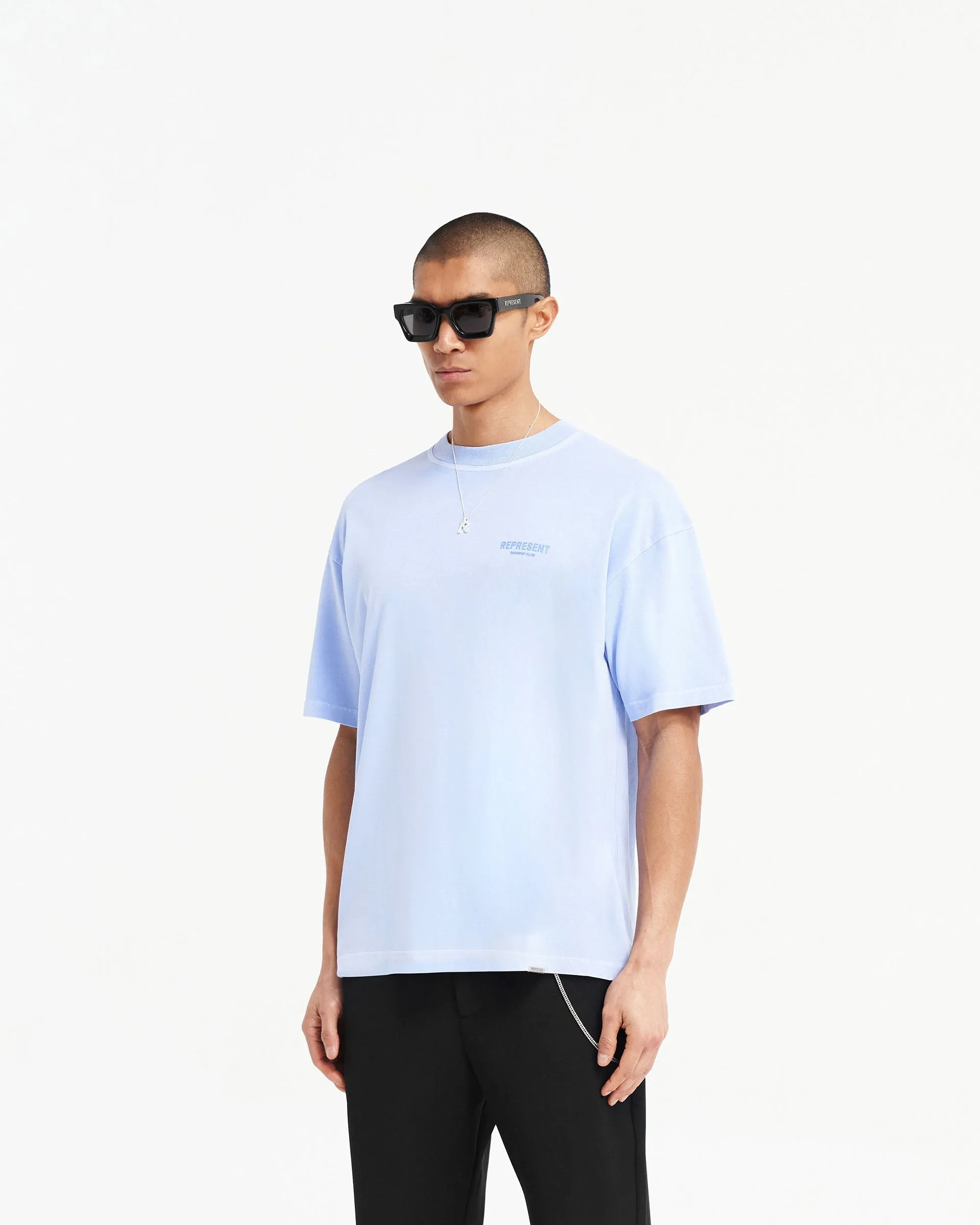 Premium Vista Blue T-Shirt for Represent Owners Club