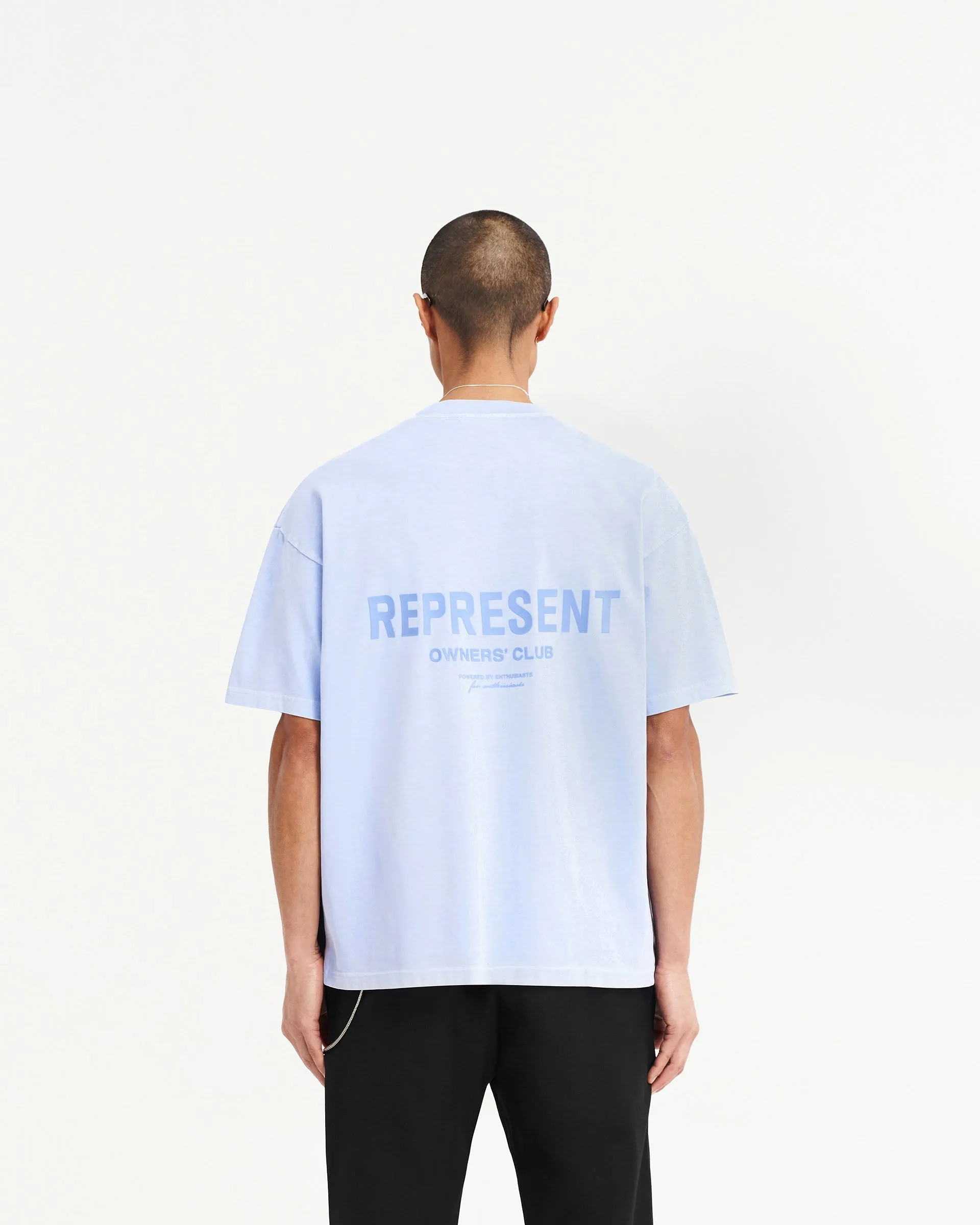 Premium Vista Blue T-Shirt for Represent Owners Club