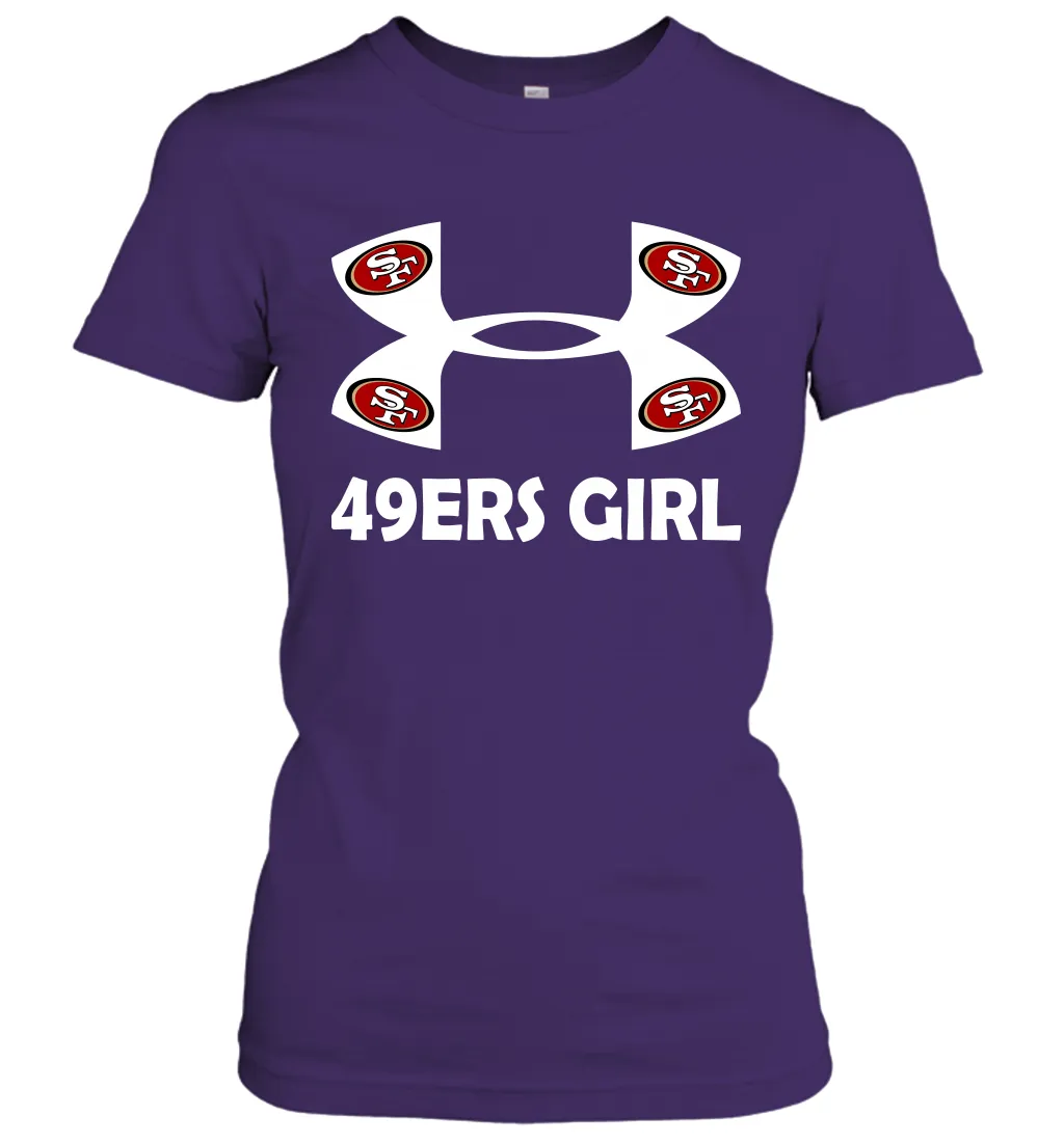 San Francisco 49ers Girl Under Armour Football Short Sleeve