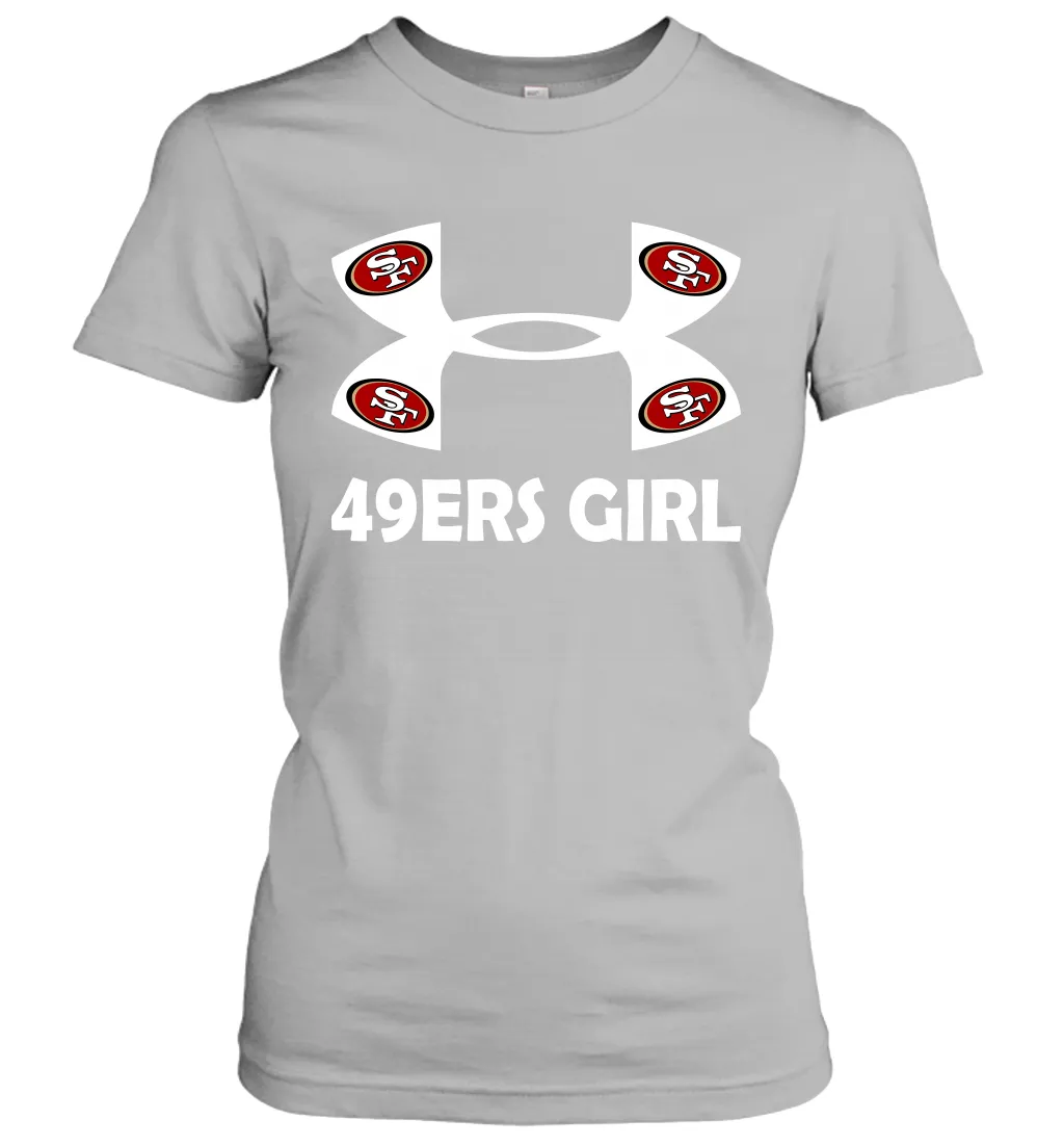 San Francisco 49ers Girl Under Armour Football Short Sleeve