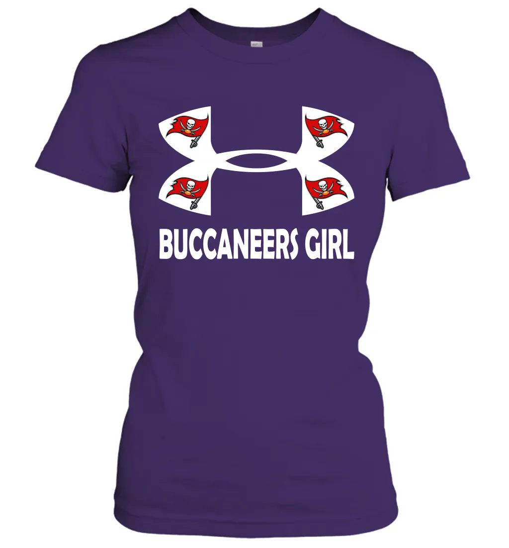 Tampa Bay Buccaneers Girl Under Armour Football Short Sleeve