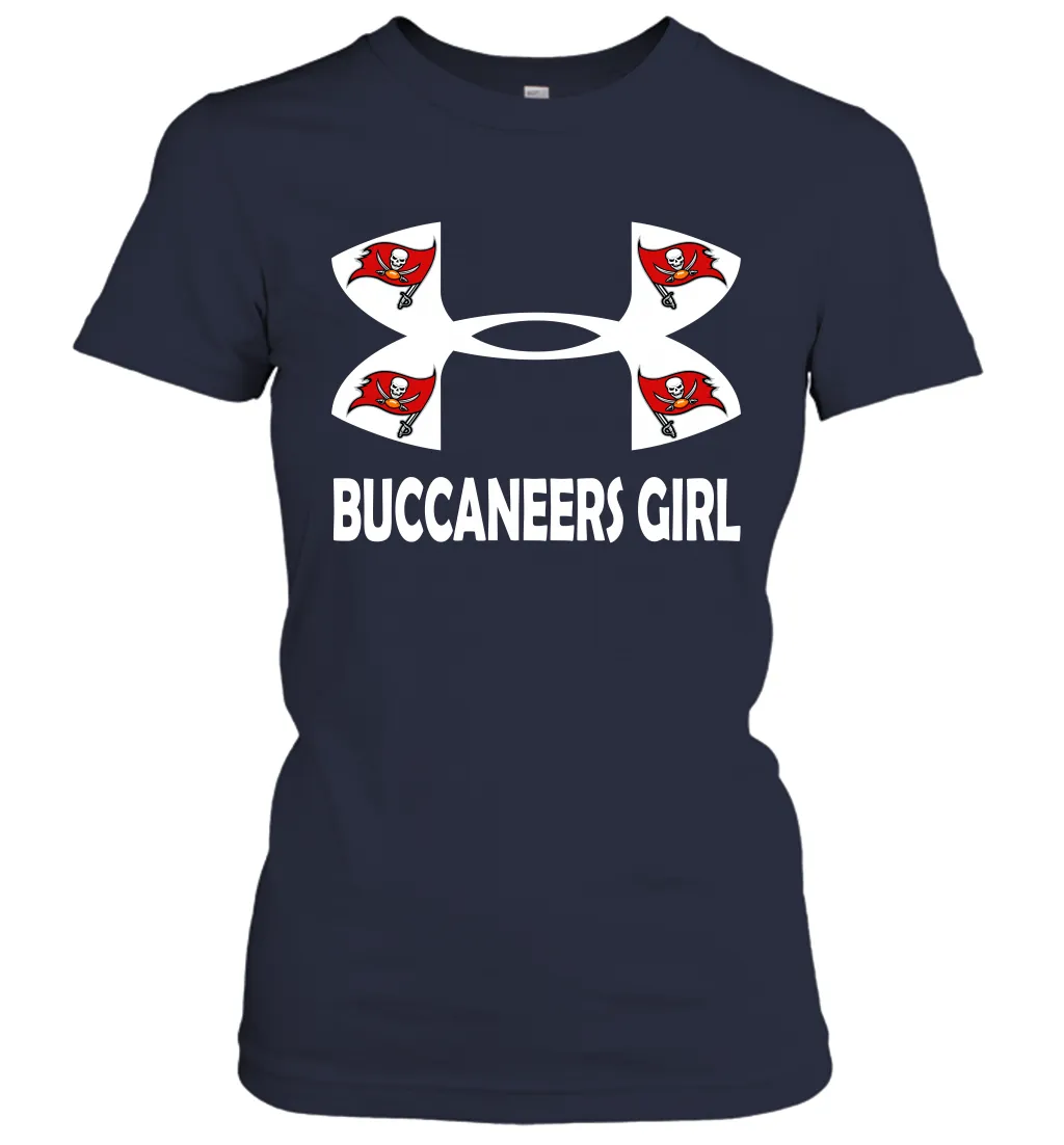 Tampa Bay Buccaneers Girl Under Armour Football Short Sleeve