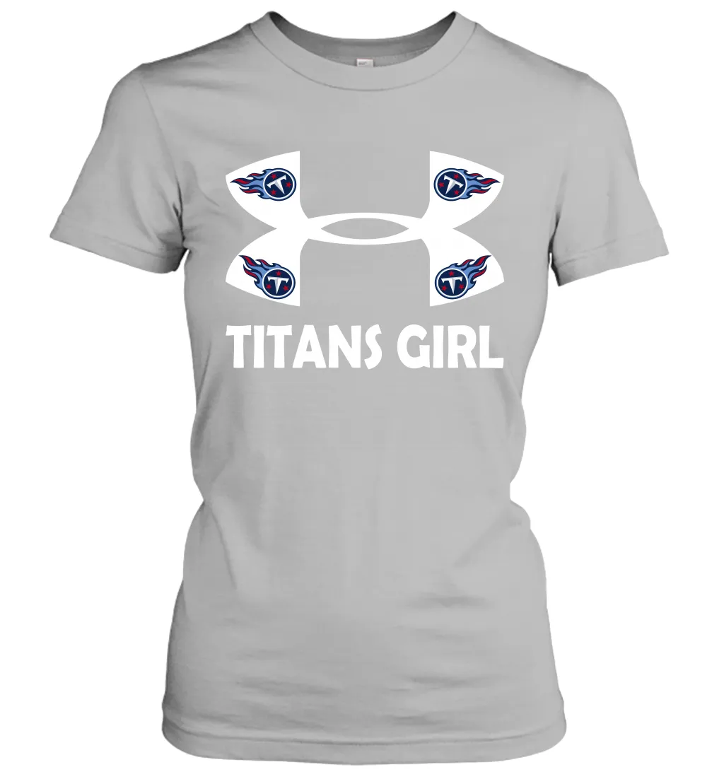 Tennessee Titans Girl Under Armour Football Short Sleeve