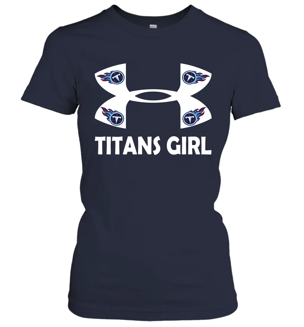 Tennessee Titans Girl Under Armour Football Short Sleeve