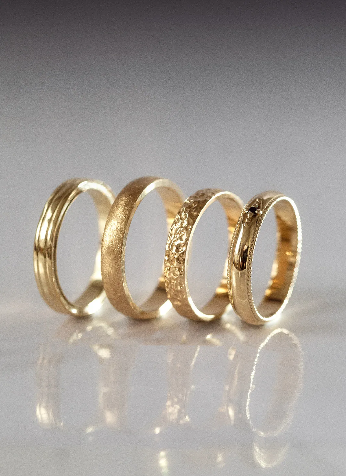 The gent davis ring 14k gold