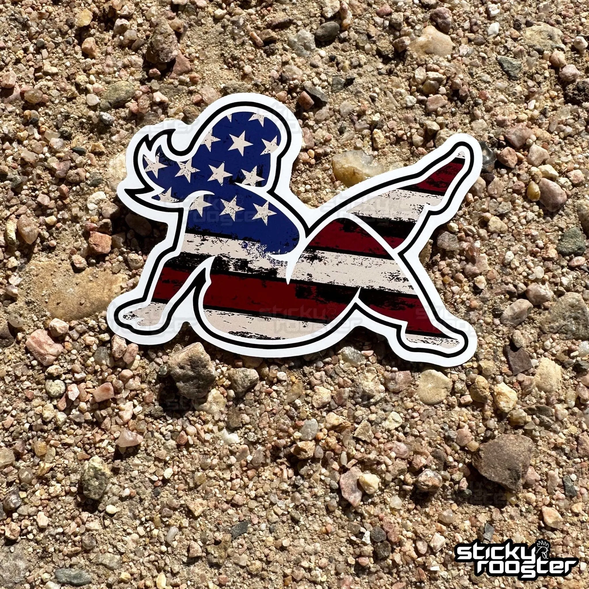 USA Real Mudflap Girl sticker