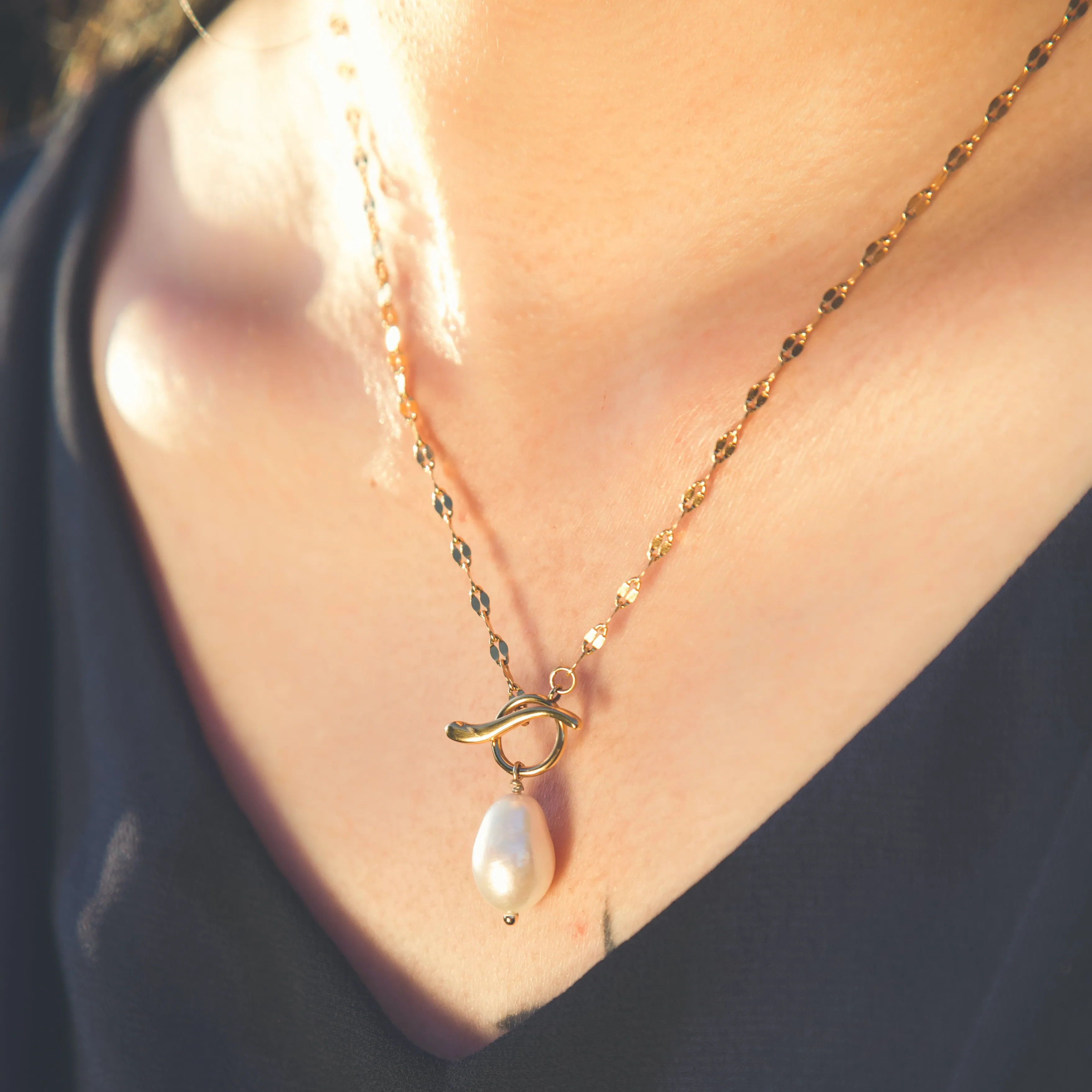 Walk on Water Pearl Necklace