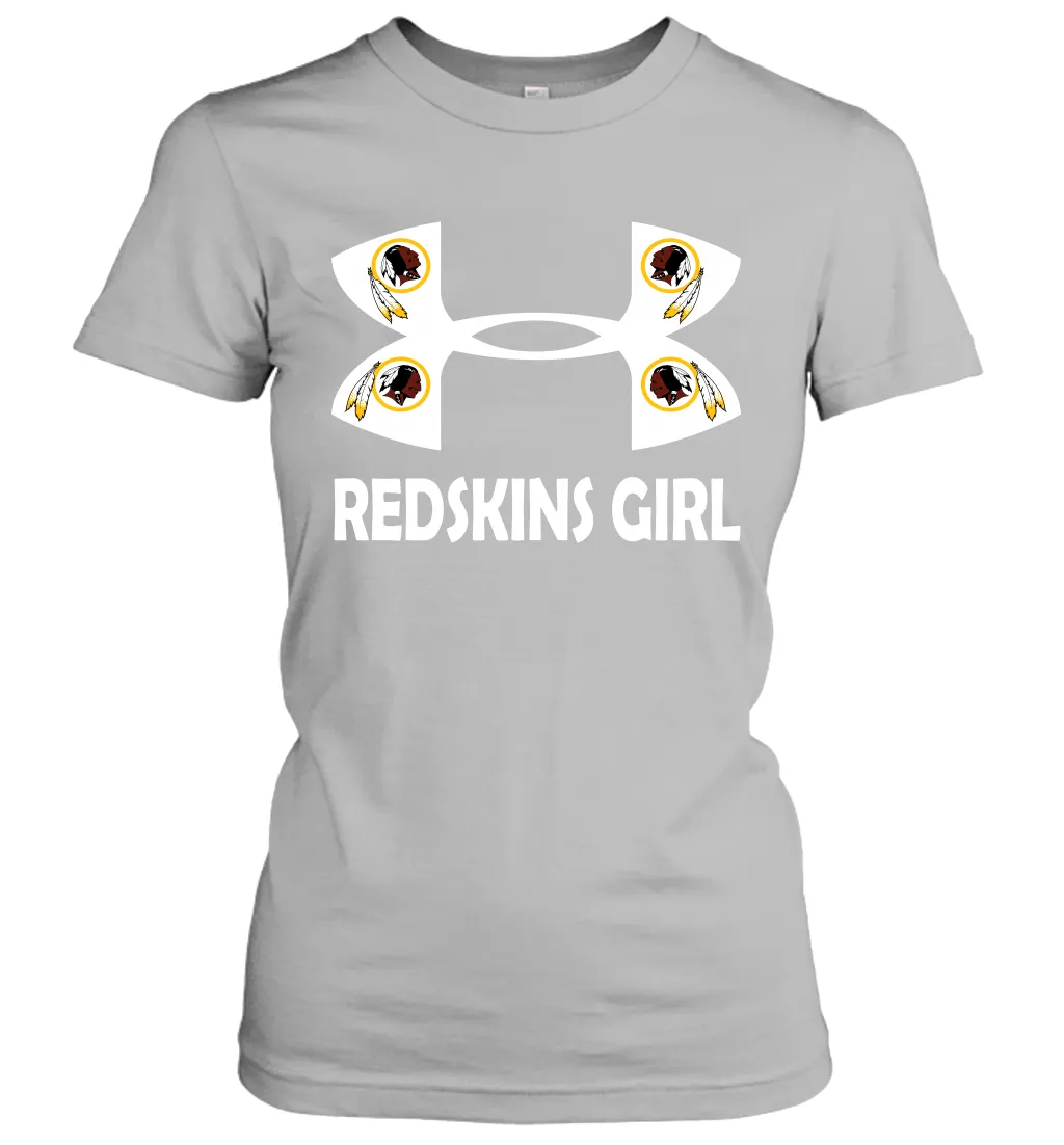 Washington Redskins Girl Under Armour Football Short Sleeve