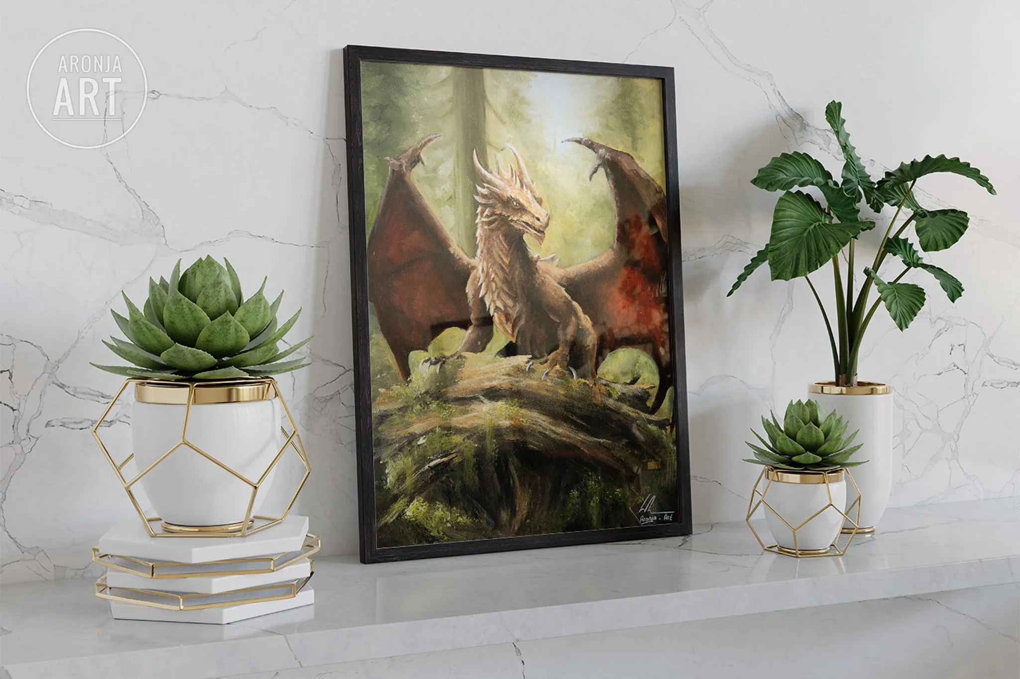 Young Forest Dragon - Print